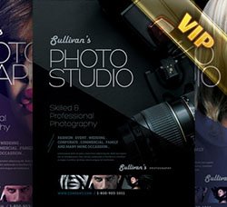 产品宣传单：Professional Photography Flyer